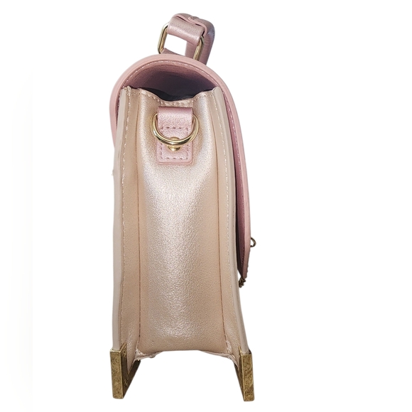 LOUNGEFLY SAILOR MOON Scepter Latch Pink Crossbody Handbag satchel - Picture 3 of 10